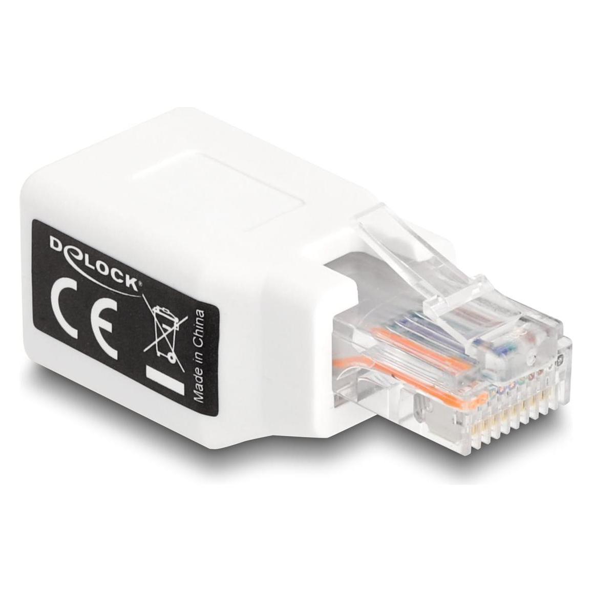 Delock RJ50 Adapter Stecker zu Buchse weiss (88002)