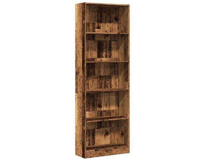 Étagère de rangement Bibliothèque vieux bois 60x24x176 cm bois d'ingénierie CHY22216223