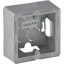 Legrand 754211 Aufputz Gehäuse 1-fach Valena Life Aluminium