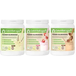 CaloVital 3er Sparset Vanille Erdbeere Schoko 500g 3X500 g