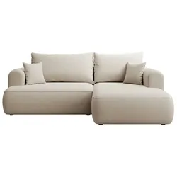 Selsey Ecksofa Ovo Mini   ¦ creme ¦ Maße (cm): B: 238 H: 93