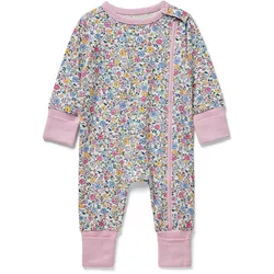 Tchibo - Baby-Pyjama - Baby - Gr. 98/104 - rosa/geblümt