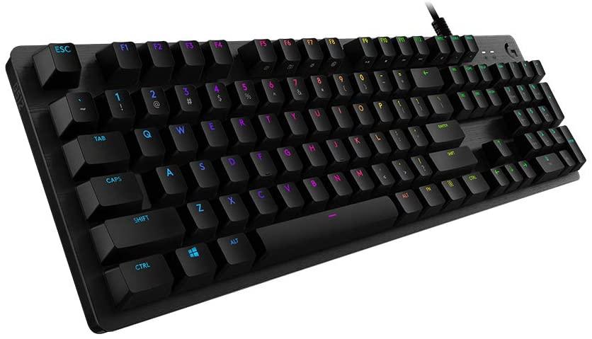 Logitech G G513 Carbon, GX Brown, Kabelgebunden, USB, Mechanischer Switch, QWERTZ, RGB-LED, Karbon
