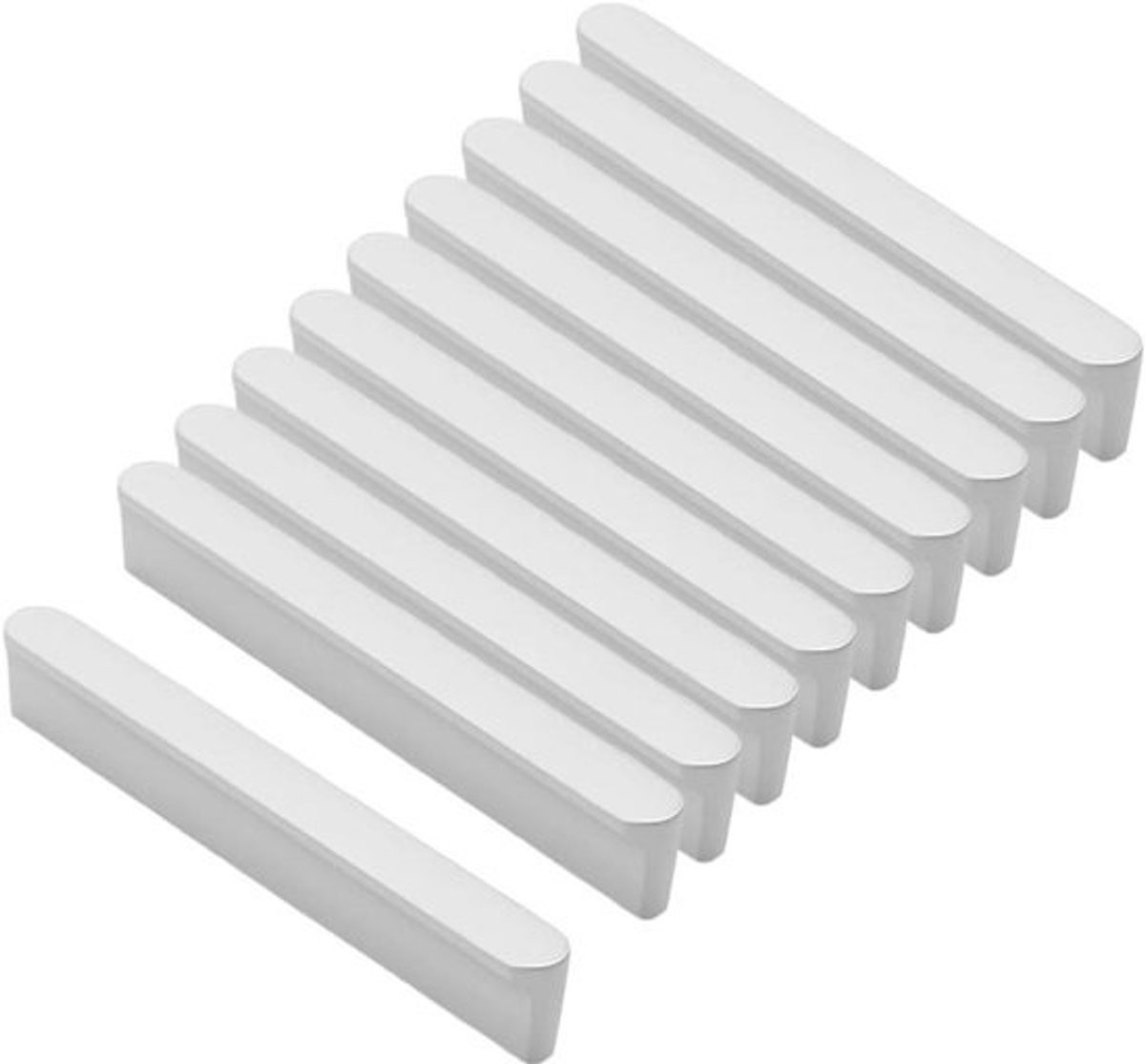Aluminium meubelgrepen Wit - Kastgrepen met 96 mm gatafstand
