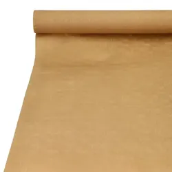 Papstar 10 Rollen Papiertischtuch mit Damastprägung 25 m x 1 m natur