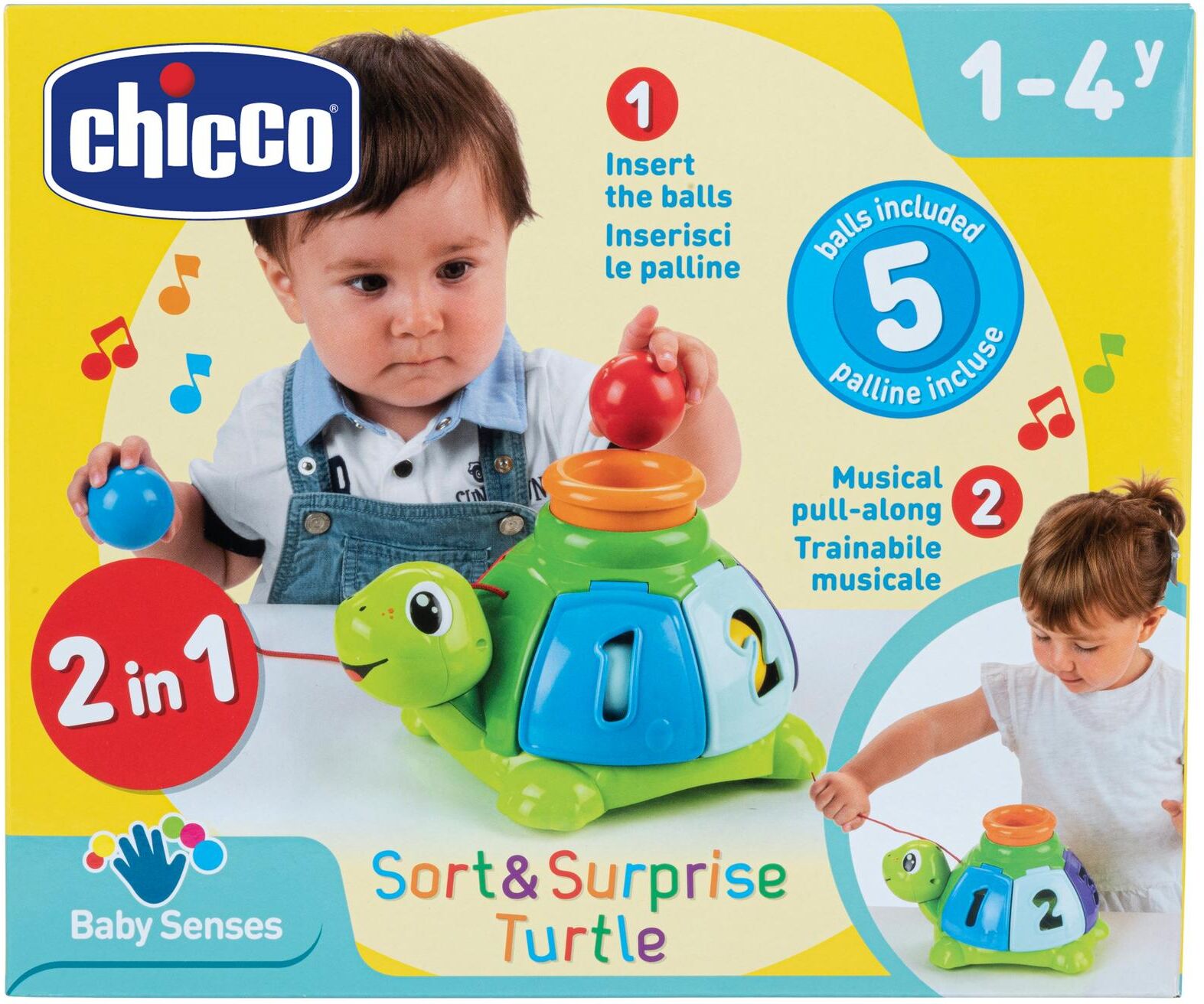 Lernspielzeug CHICCO "SORTIER-SCHILDKRÖTE ZUM ZIEHEN", Kinder, bunt, Kunststoff, Lernspielzeug Lernspielzeug bunt Einheitsgröße