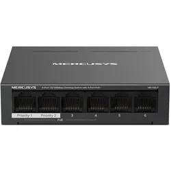 Mercusys MS106LP (6 Ports), Netzwerk Switch, Schwarz