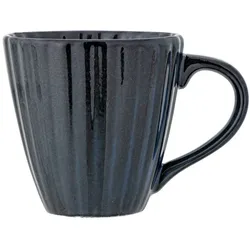 Bloomingville Latina Becher, Steingut, Ø 8,5xH8,5 cm, blau