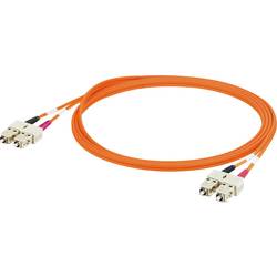 Weidmüller 8813340000 Glasfaser LWL Anschlusskabel 2.00 m Orange [1x SC-Stecker - 1x SC-Stecker] Multimode OM1
