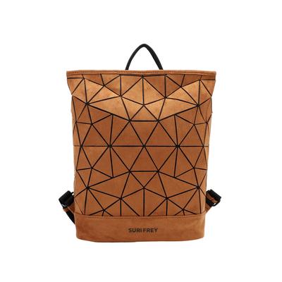 Rucksack SURI FREY "Rucksack SFY SURI Sports Jessy-Lu", Gr. B/H/T: 37cm x 40cm x 11cm, cognac 700, Polyester, Rucksäcke Rucksack