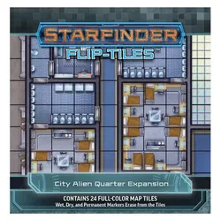 Starfinder Flip-Tiles: City Alien Quarter Expansion, Ratgeber von Stephen Radney-Macfarland, Jason Engle