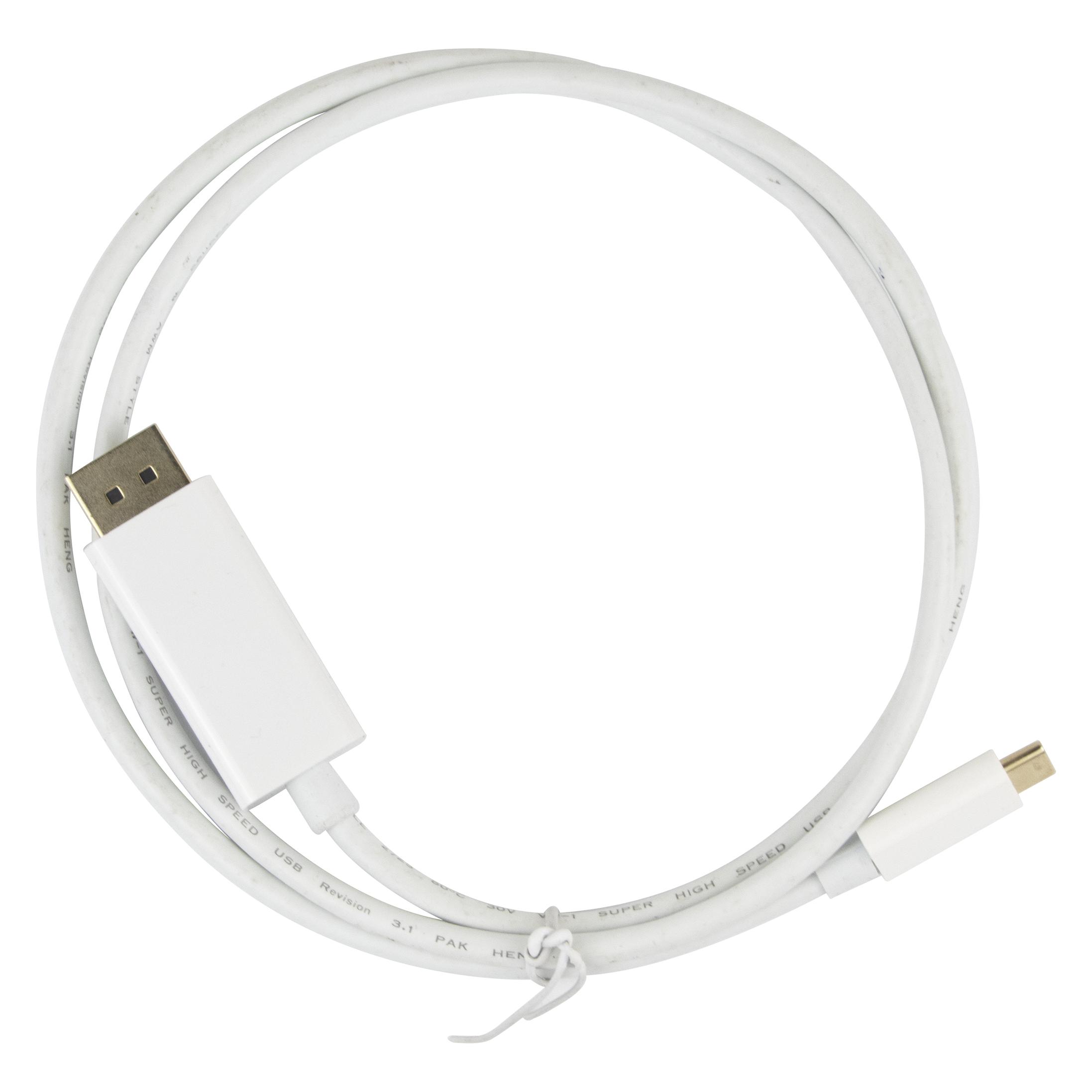 Deltaco - video adapter cable - USB-C to DisplayPort - 2 m (2 m) (USBC-DP200A)