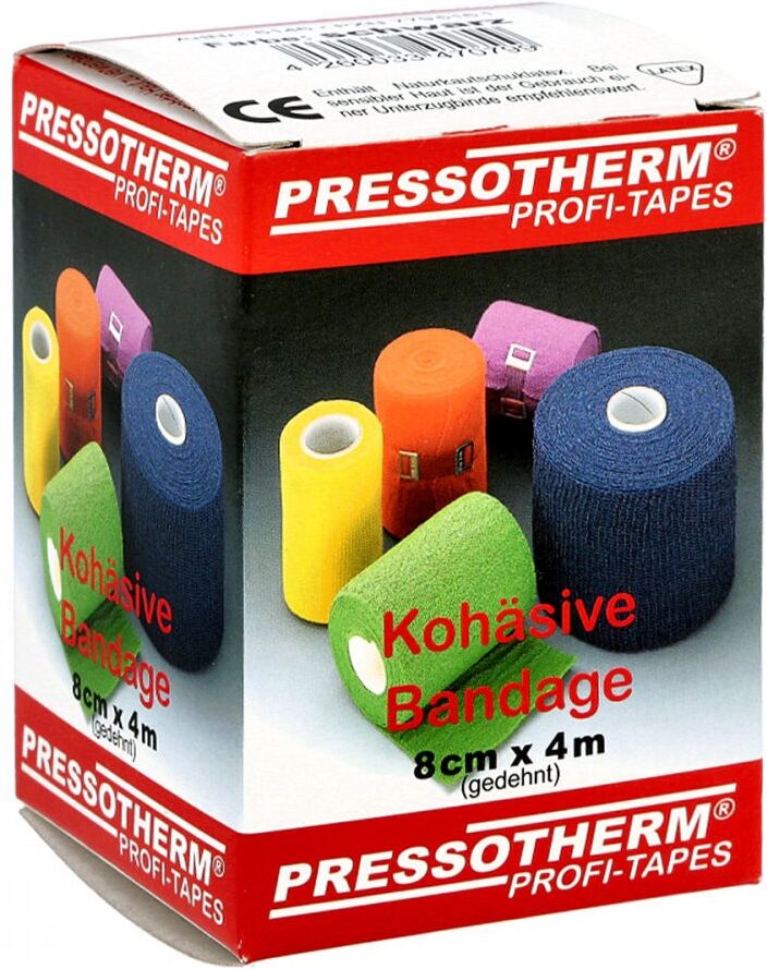 Pressotherm Kohäsive Bandage 8cmx4m schwarz