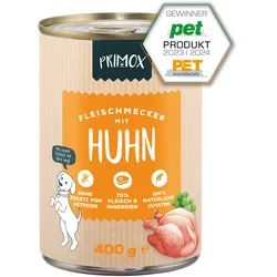 Primox Hunde Nassfutter mit Huhn 6 x 400g 6x400 g