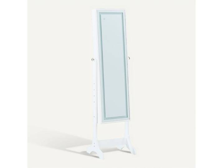 Armoire bijoux LED H. 156 cm BETTANY Blanc