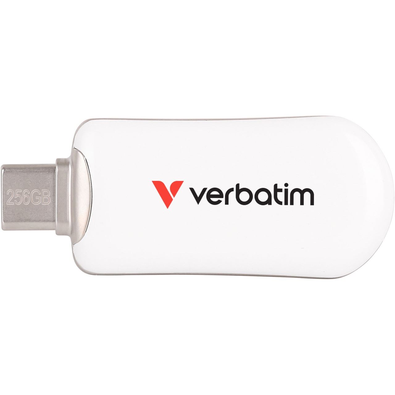 256GB Verbatim Plectra White USB-C Flash Drive