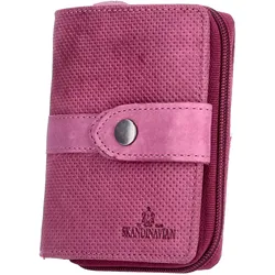The Skandinavian Brand Damen Leder Geldbörse mittel - Purple