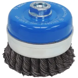 Bosch Metal heavy Topfbürste, 100 x 0,8 mm, M10, gezopft - 2608620761