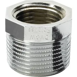 Viega Reduzierstück 3241 1" x 3/4" R/Rp, Rotguss, verchromt