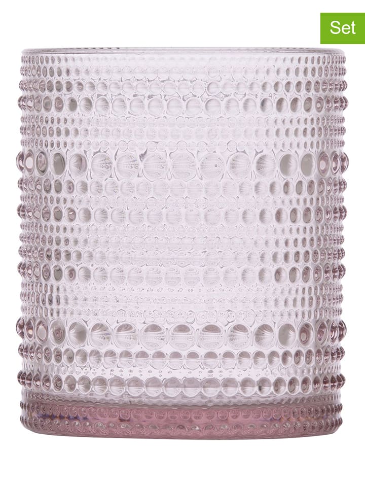 Fortessa 6er-Set: Wassergläser "Jupiter" in Rosa - 300 ml - onesize