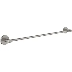 Grohe, Handtuchhalter + Handtuchhaken, Start QuickFix Badetuchhalter, 654mm, klebbar, supersteel