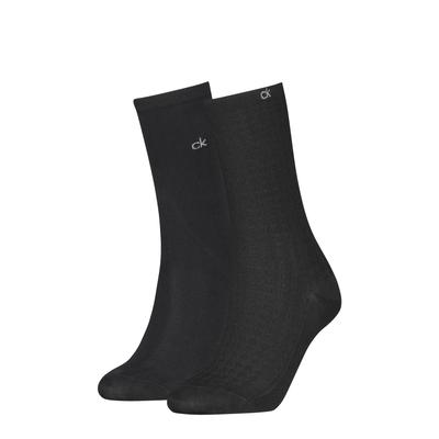Socken CALVIN KLEIN, Damen, schwarz, Obermaterial: 66% Baumwolle, 32% Polyamid, 2% Elasthan, Socken Socken