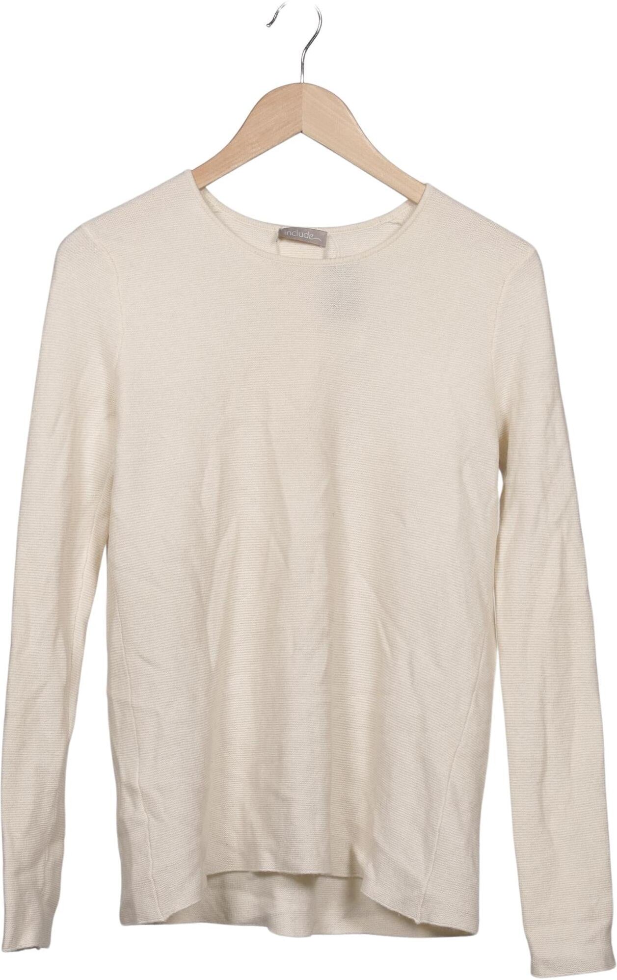 Include Damen Pullover, Cremeweiß, Gr. EU 38, kein / Etikett - Second Hand