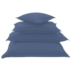 Schlafgut Kissenbezug Jersey Elasthan Kissenbezug einzeln 80x80 cm | jeans - blau