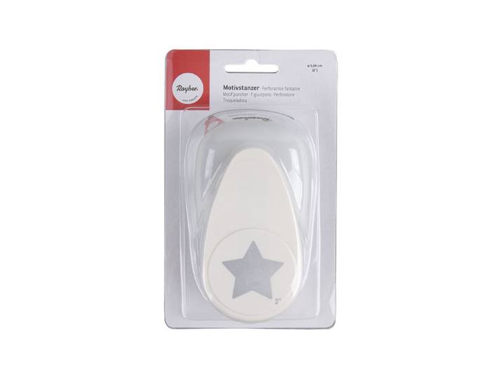 Motivstanzer: Stern, 5,08cm ø, (2 ), SB-Blister 1Stück