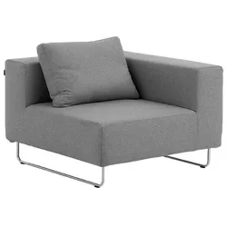 Softline Sofa Elemente Ohio Filz hellgrau, Designer Stine Engelbrechtsen, 98x67x98 cm