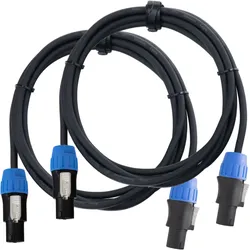 Pronomic pro-line BOXSP2-2.5 Lautsprecherkabel Speakon-kompatibel 2,5m 2er Set