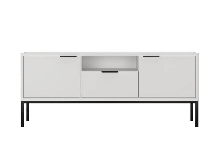 99rooms Lowboard Avgustin (TV-Kommode, TV-Schrank, Fernsehschrank), Modern Design, mit viel Stauraum, Soft-Close Funktion