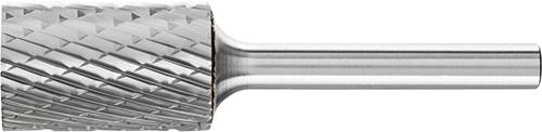 PFERD Hartmetall-Frässtift mit 6 mm Schaft, Zylinderform ZYA, Zahnung 3 PLUS