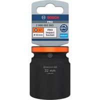 PRO Impact Steckschlüsseleinsatz 32mm, 3/4" schwarz, Standard