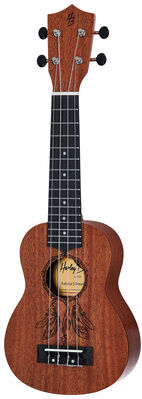 Harley Benton Kahuna-S Dreamcatcher Natur matt mit gelasertem