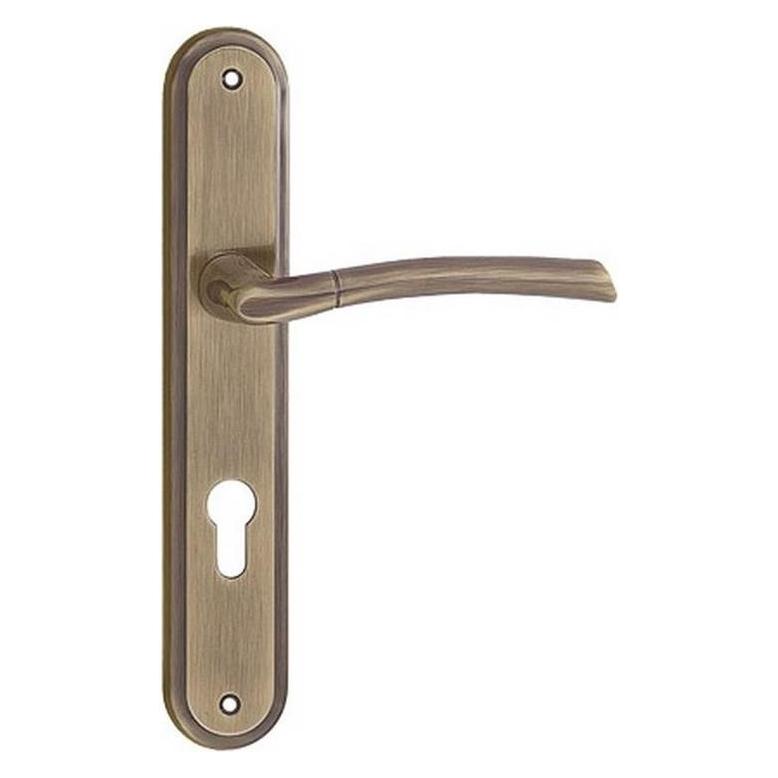 Metal-Bud Door Handle Zorba 72mm Antique Brass (VZ7YP)