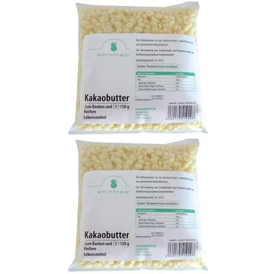 Kakaobutter Pellets zum Backen 2x 2x150 g