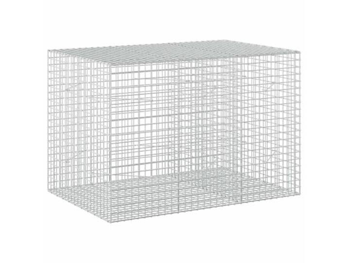 Verzinkter Stahl, 150 x 100 x 100 cm, Maschenweite: 5 x 5 cm 5 mm Draht, Haken und Clips, für den Außenbereich, Garten, Terrasse, Mauer, Blumenbeet