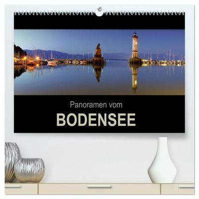 Panoramen vom Bodensee (hochwertiger Premium Wandkalender 2027 DIN A2 quer), Kunstdruck in Hochglanz