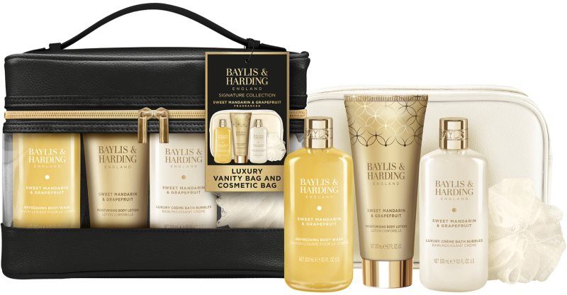 Baylis & Harding Sweet Mandarin & Grapefruit gift set toiletry bag