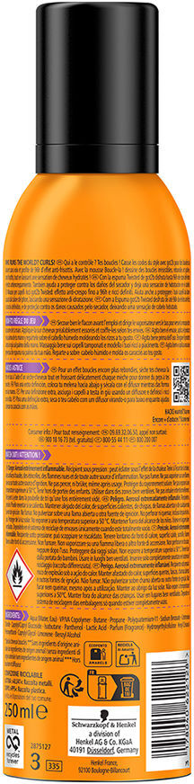 Schwarzkopf Mass Market GOT2B Twisted espuma cachos perfeitos 250 ml