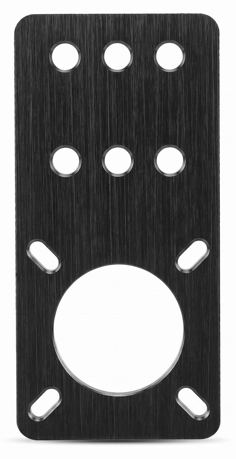 Dripio Montageplaat voor NEMA 17 motor, aluminium, zwart, voor 3D-printers
