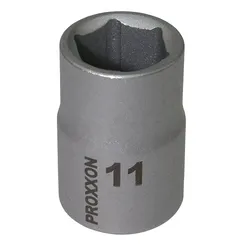 PROXXON 23510 Steckschlüsseleinsatz / Nuss 11mm Antrieb 10mm (3/8')