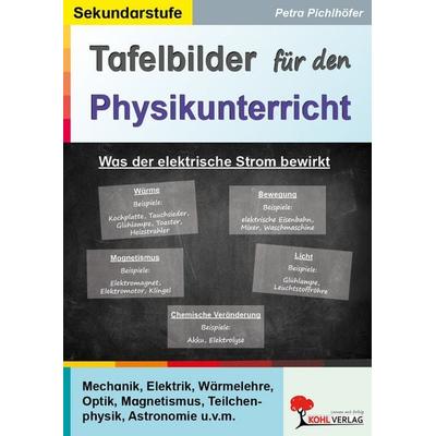 Tafelbilder für den Physikunterricht, Taschenbuch von Petra Pichlhöfer, KOHL VERLAG Der Verlag mit dem Baum, 978-3-96040-460-6
