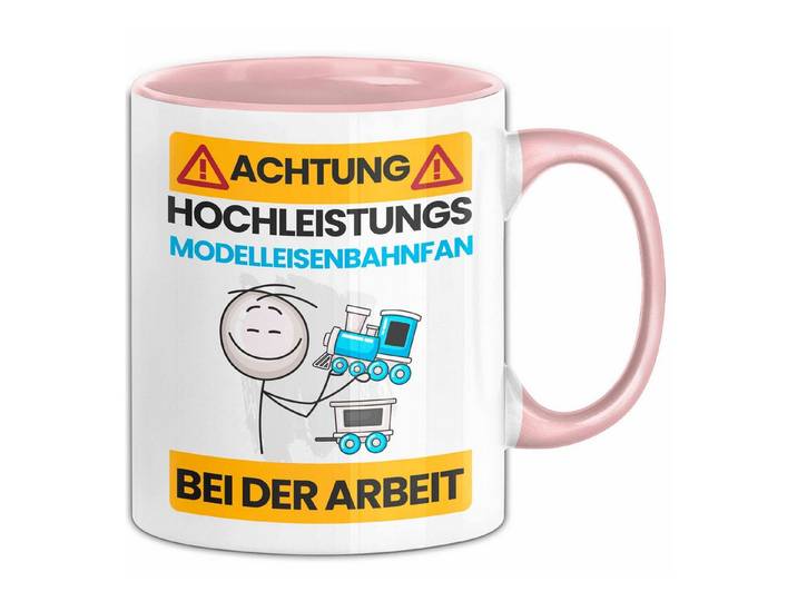 Trendation Tasse Modelleisenbahner Tasse Geschenk Lustiger Spruch Geschenkidee für Mode