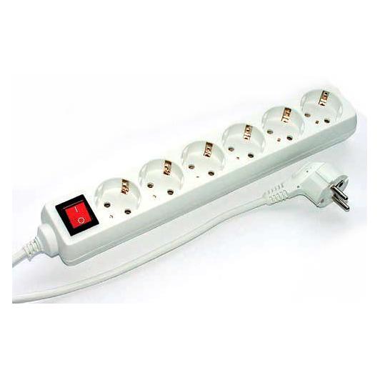 E+P E 60/3 6AC-Ausgänge 3m Weiss Verlängerungskabel (3 m, CEE 7/3) (E 60/3)