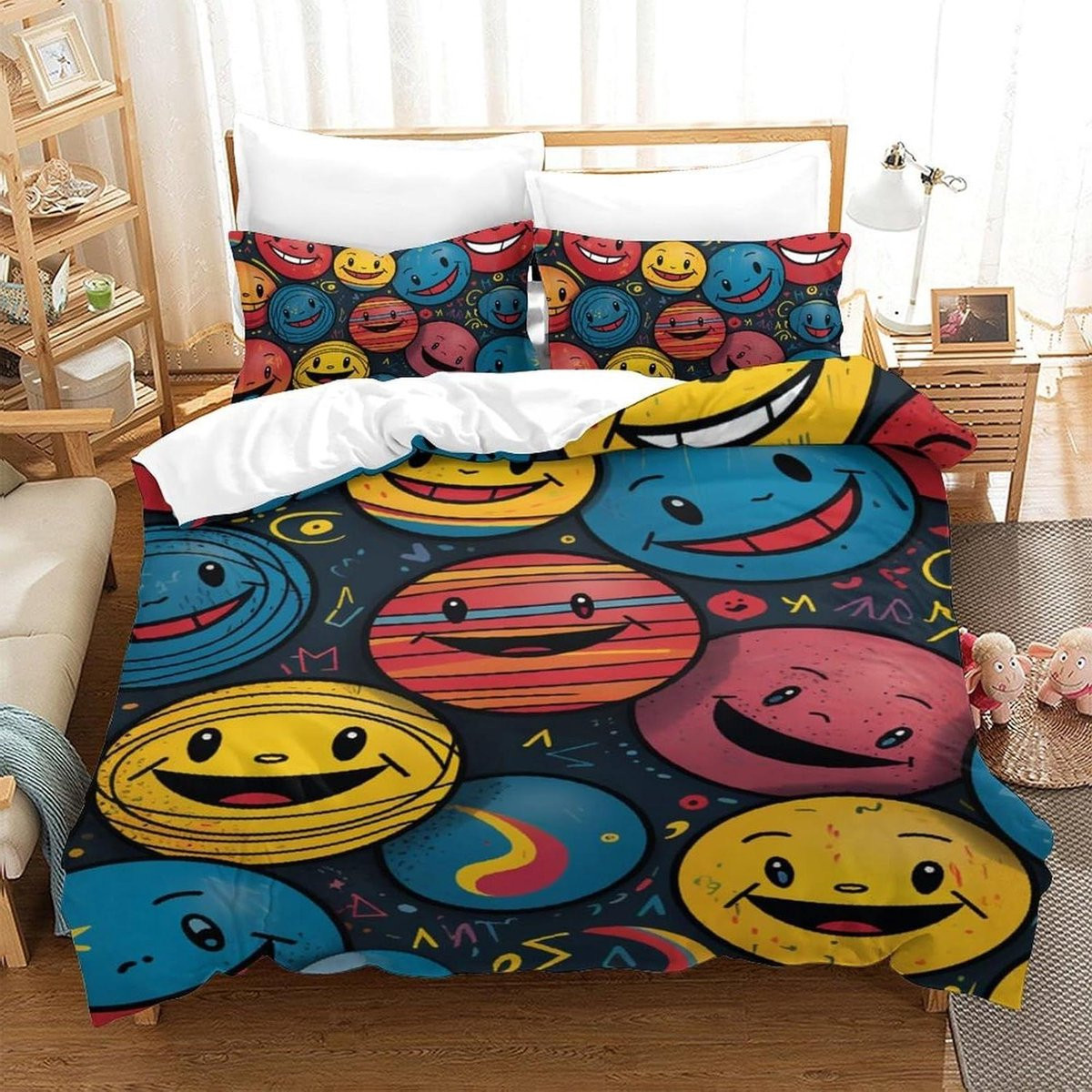 Dekbedovertrek set met slopen - Stijl-6 - 140 x 200 cm