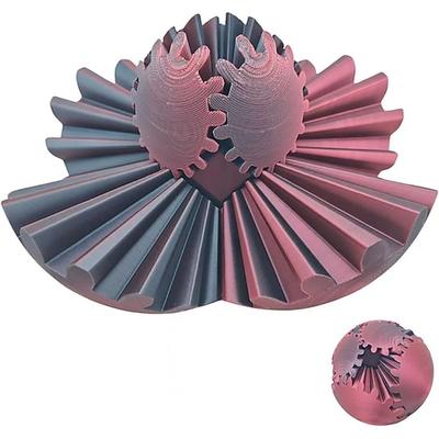 Zahnrad Ball Finger Spielzeug 3D-gedruckter Zahnrad Ball Zahnrad-Sphäre Stressball GearSphere Schreibtischspielzeug Finger Ball Zahnrad Spielzeug zur Entspannung bei Stress und Angst für Kinder