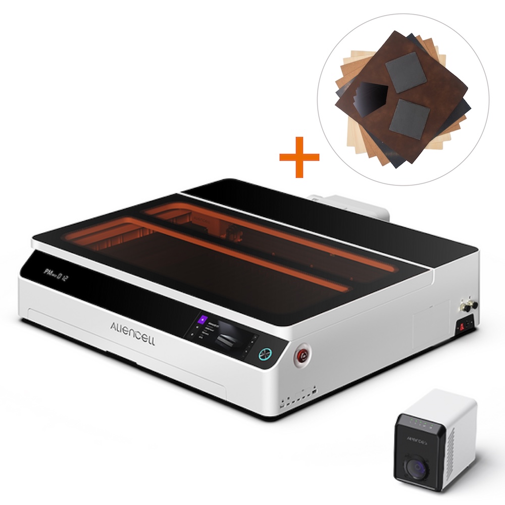 Aliencell X1 Diode Laser Engraver 20W - With Free Material Kit AC1A0WH20YO+L030001