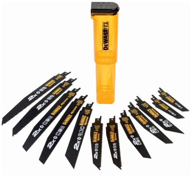 DEWALT Jeu de 12 lames de scie sabre DT2441L-QZ (DT2441L-QZ)